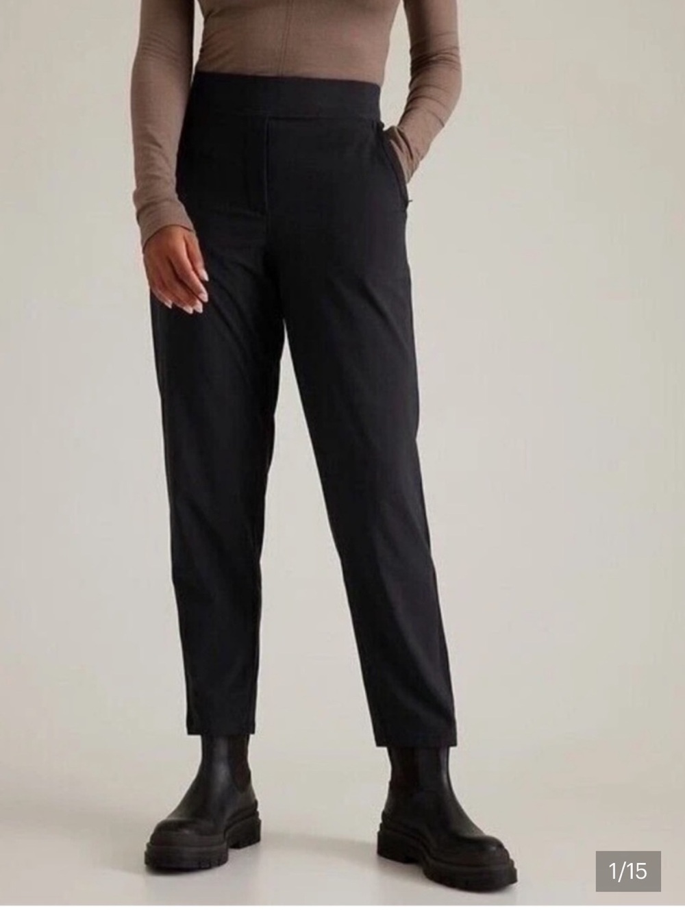 Athleta Black Brooklyn Lined 14T